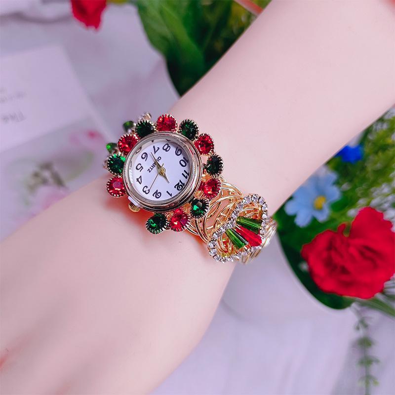 Korean Diamond Woman's Quartz Watch