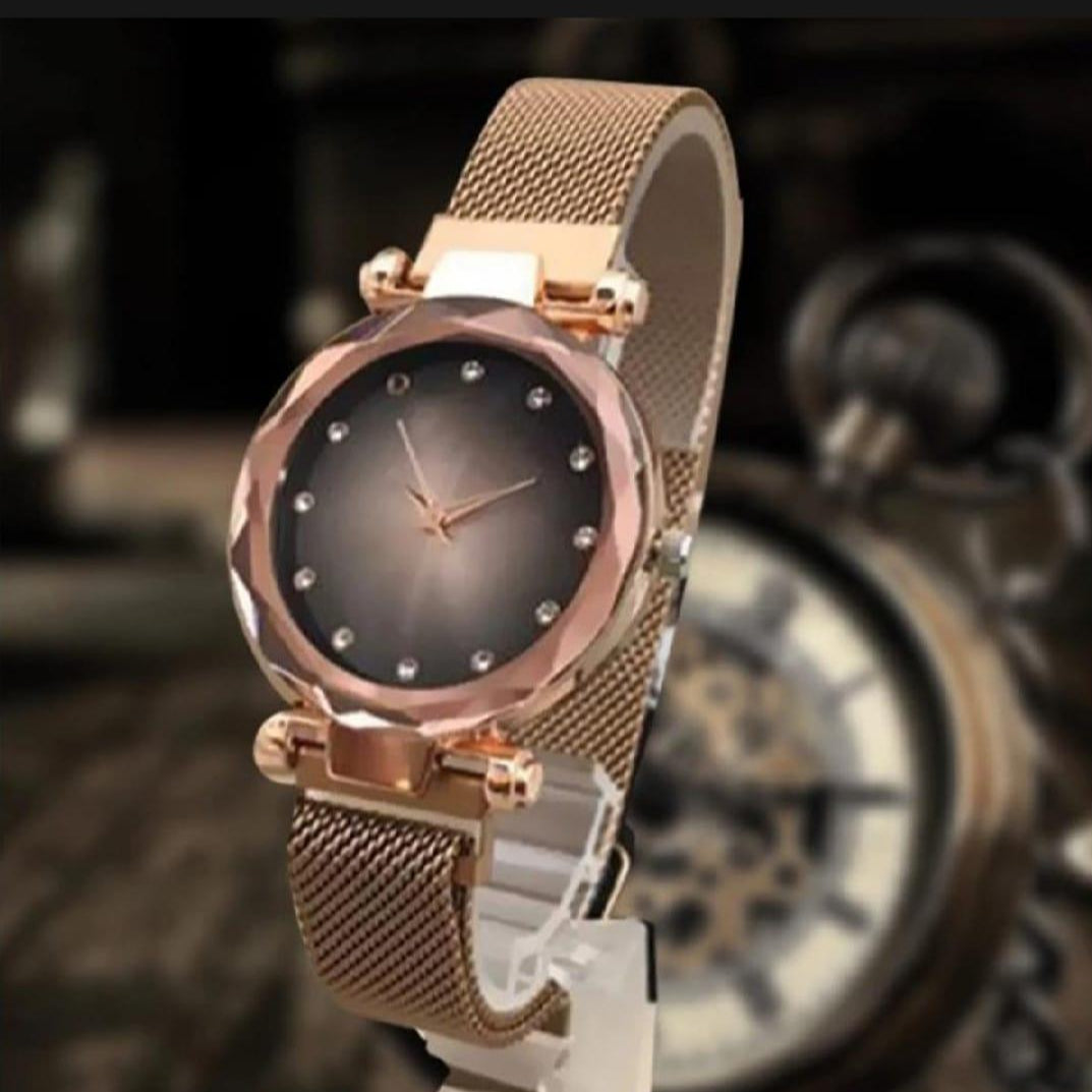 Stunning Woman's Rose Gold Quartz Watch